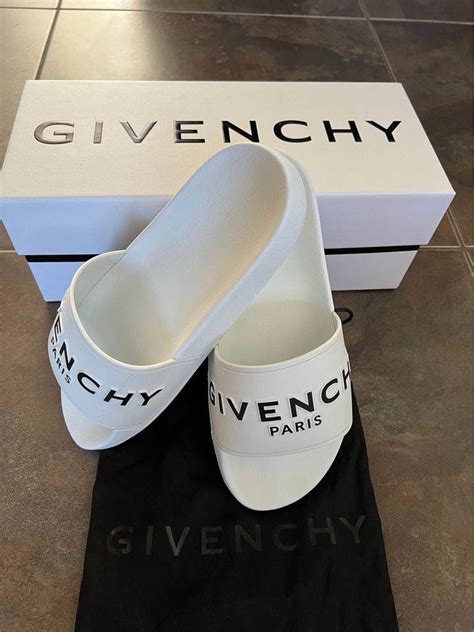 white givenchy sliders|givenchy slides white and black.